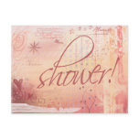 Bridal Shower Postcard Invitation