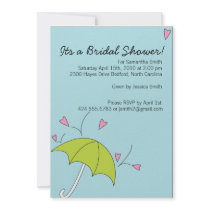 Bridal Shower Raining Love Invite