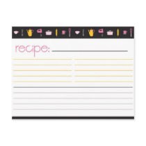 Bridal Shower Recipe Card
