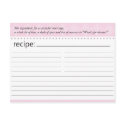 Bridal Shower Recipe Card postcards