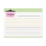 Bridal Shower Recipe Card