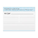 Bridal Shower Recipe Card postcards