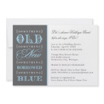 Bridal Shower | Something Old New Borrowed Blue