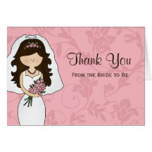 Bridal Shower Thank You Card