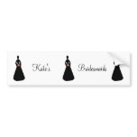 Bridal Silhouette Bridesmaid bumper stickers