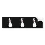 Bridal Silhouette II Bumper Sticker