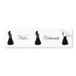 Bridal Silhouette III Bridesmaid bumper stickers