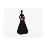 Bridal Silhouette postcards