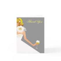 Bridal Wine Ensemble Greeting Card