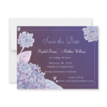 BridalHeaven Hydrangea Save the Date (4.25x5.5) invitations
