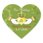 BridalHeaven Irish Wedding Invitation Stickers
