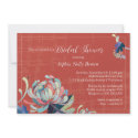 BridalHeaven Mum in Red Bridal Shower Invitations
