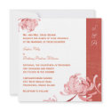 BridalHeaven Mum in Red Monogram Wedding Invites invitations