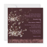 BridalHeaven Twilight Dandelion Fall Wedding invitations