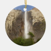Bridalveil Falls Yosemite Christmas Tree Ornament