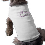 Bride 2010 purple pet clothing pet clothing