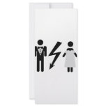 bride and bridegroom icon rack cards