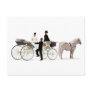 Bride and Groom and a Wedding Carriage Postcards