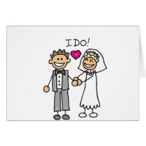Bride and Groom Exchange vows Card