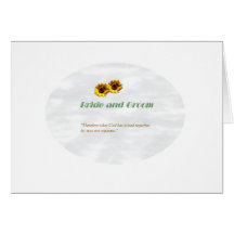 Bride and Groom Greeting Card