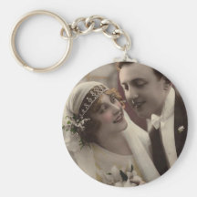 Bride and Groom Key Chains