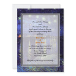 Bride and groom parents'  wedding invitation