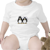 Bride and Groom Penguins Creeper