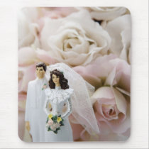 Bride and Groom Pink Roses Wedding Designs