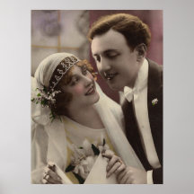 Bride and Groom Posters