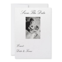 Bride and groom, Save The Date , Event:, Date &... Personalized Invites