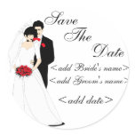Bride and Groom stickers