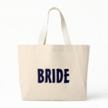 "BRIDE" beach bag