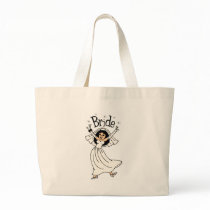 Bride (Black Hair) Tote Bags