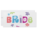Bride Bookmark rack cards
