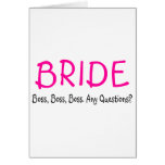 Bride Boss Card