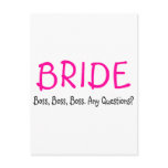 Bride (Boss) postcards
