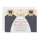 Bride & Bridesmaids Bridal Luncheon Invite (grey)