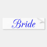 Bride Bumper Sticker