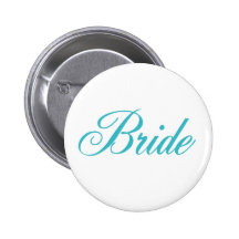 Bride Button in Blue
