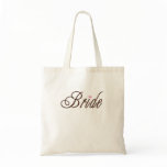 Bride Classy Browns Tote Bag