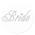 Bride Classy Greys stickers