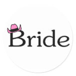 Bride (Cowboy Hat) Stickers
