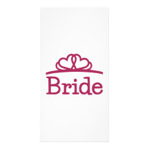 Bride Customized Photo Card