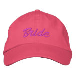 Bride Embroidered Hat