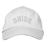 BRIDE embroidered hats