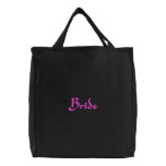 Bride Embroidery Tote Bag embroidered bags