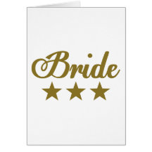 Bride Greeting Cards