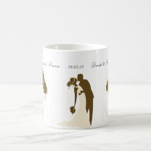Bride & Groom Embrace - Mug