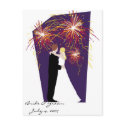 Bride & Groom Save the Date-July 4th Weddings postcards