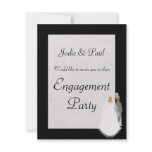 Bride & Groom - Wedding - Engagement Invitation